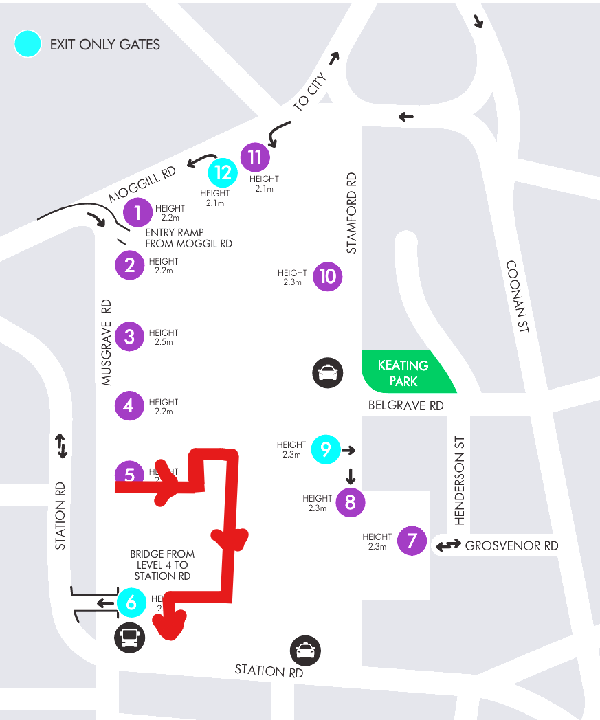 Parking-Map-Indooroopilly Parking-Map-Indooroopilly